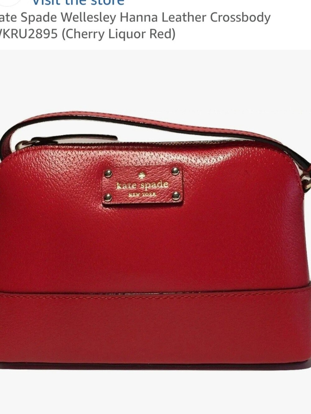 Wellesley Hanna Leather Kate Spade Crossbody, And Red Wallet